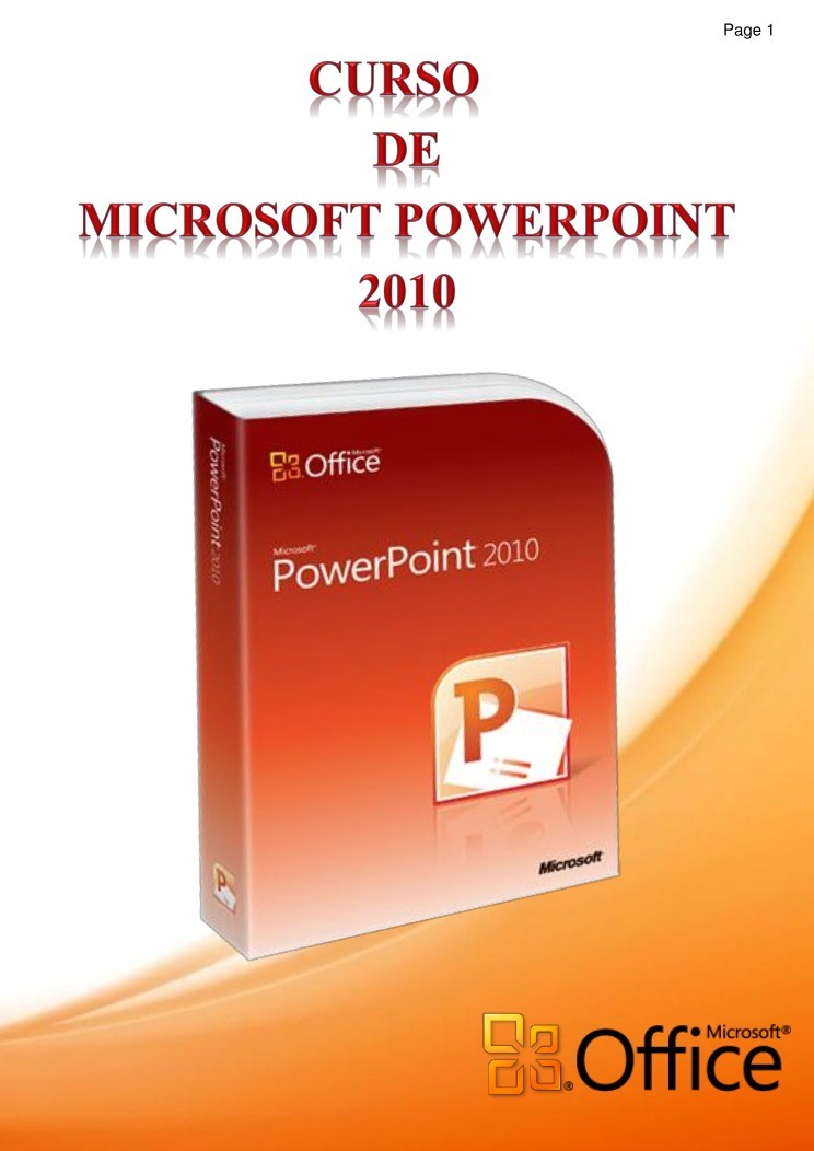 Imágen de pdf Curso de Microsoft PowerPoint 2010